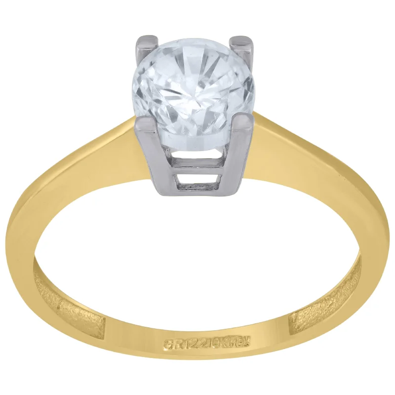 Men's Tanzanite Engagement Rings in Palladium with a Three - Stone ArrangementKeene Jewelers 14kt Two-tone Gold Womens Cubic Zirconia Polished Finish Engagement Ring Men's Tanzanite Engagement Rings in Palladium with a Three - Stone ArrangementKeene Jewelers 14kt Two-tone Gold Womens Cubic Zirconia Polished Finish Engagement Ring