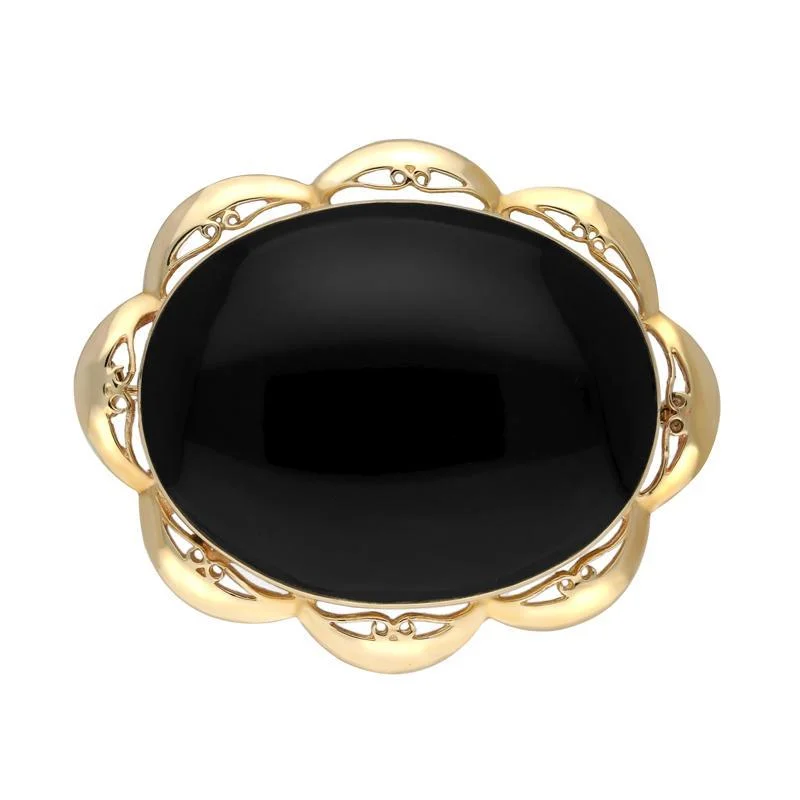 Laser - Etched Floral Design Wedding Bands in Palladium for a Delicate and Intricate Look9ct Yellow Gold Whitby Jet Framed Frill Edge Oval Brooch Laser - Etched Floral Design Wedding Bands in Palladium for a Delicate and Intricate Look9ct Yellow Gold Whitby Jet Framed Frill Edge Oval Brooch