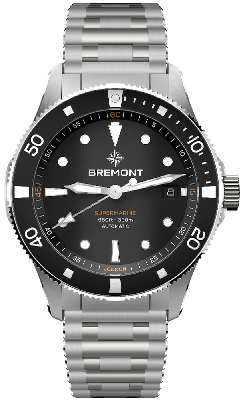 Bremont Supermarine 300M Date Black Bracelet