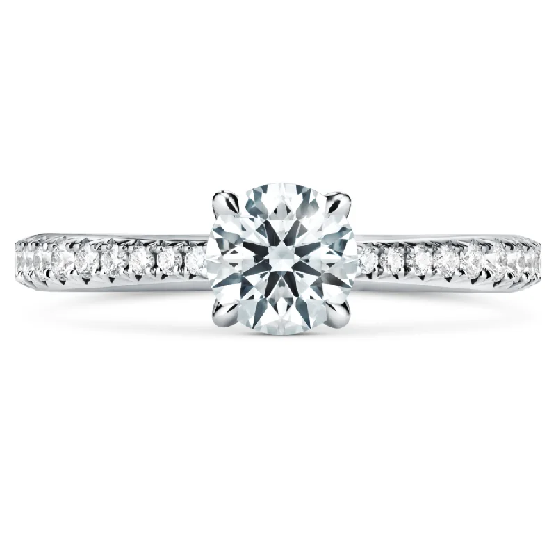 Men's Diamond Engagement Rings with Platinum Band and Halo Setting for a Luxury ProposalHearts on Fire Vela Solitaire Ring with Diamond Band Men's Diamond Engagement Rings with Platinum Band and Halo Setting for a Luxury ProposalHearts on Fire Vela Solitaire Ring with Diamond Band