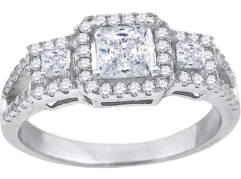 Men's Tanzanite Engagement Rings in Palladium with a Three - Stone ArrangementKeene Jewelers 925 Sterling Silver Womens Cubic Zirconia Engagement Ring Size 6 Men's Tanzanite Engagement Rings in Palladium with a Three - Stone ArrangementKeene Jewelers 925 Sterling Silver Womens Cubic Zirconia Engagement Ring Size 6
