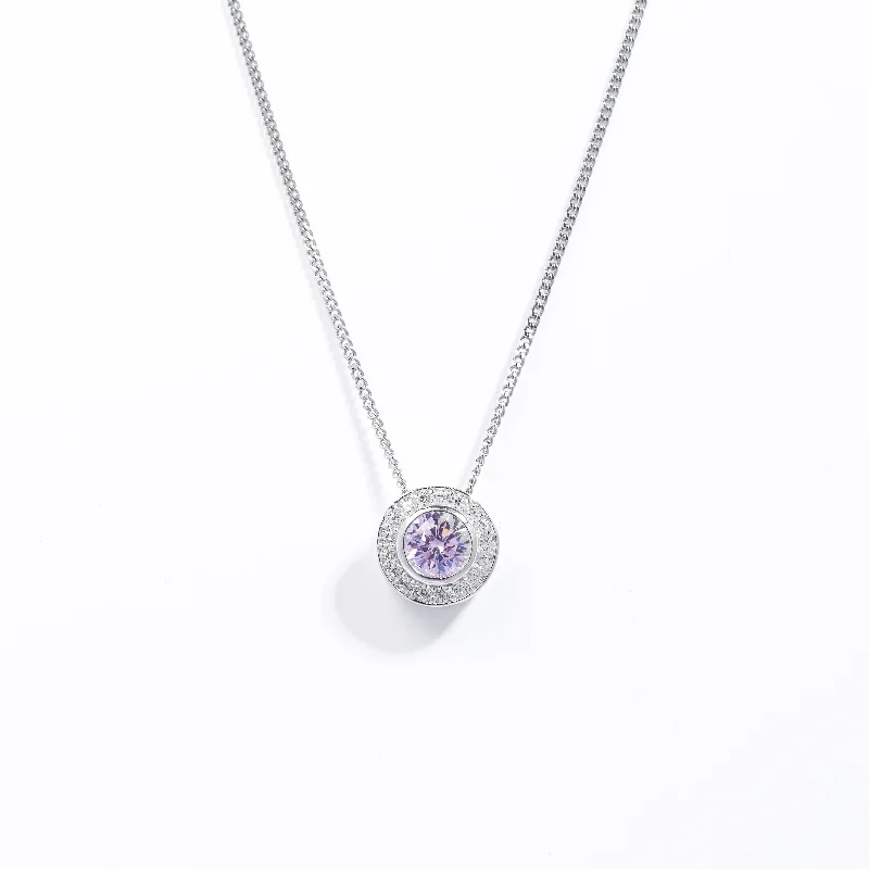 Two - Tone Gold and Silver Wedding Bands with a Twist Design for a Contemporary and Eye - Catching StyleSterling Silver Bezel Pink Zirconia Halo Slider Pendant Two - Tone Gold and Silver Wedding Bands with a Twist Design for a Contemporary and Eye - Catching StyleSterling Silver Bezel Pink Zirconia Halo Slider Pendant
