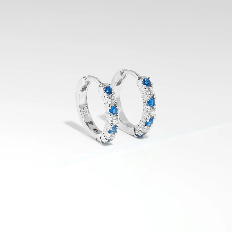 Sapphire - and - Diamond - Accented Wedding Bands in Platinum for a Royal and Sophisticated LookSterling Silver Blue And White Zirconia Huggie Earrings Sapphire - and - Diamond - Accented Wedding Bands in Platinum for a Royal and Sophisticated LookSterling Silver Blue And White Zirconia Huggie Earrings