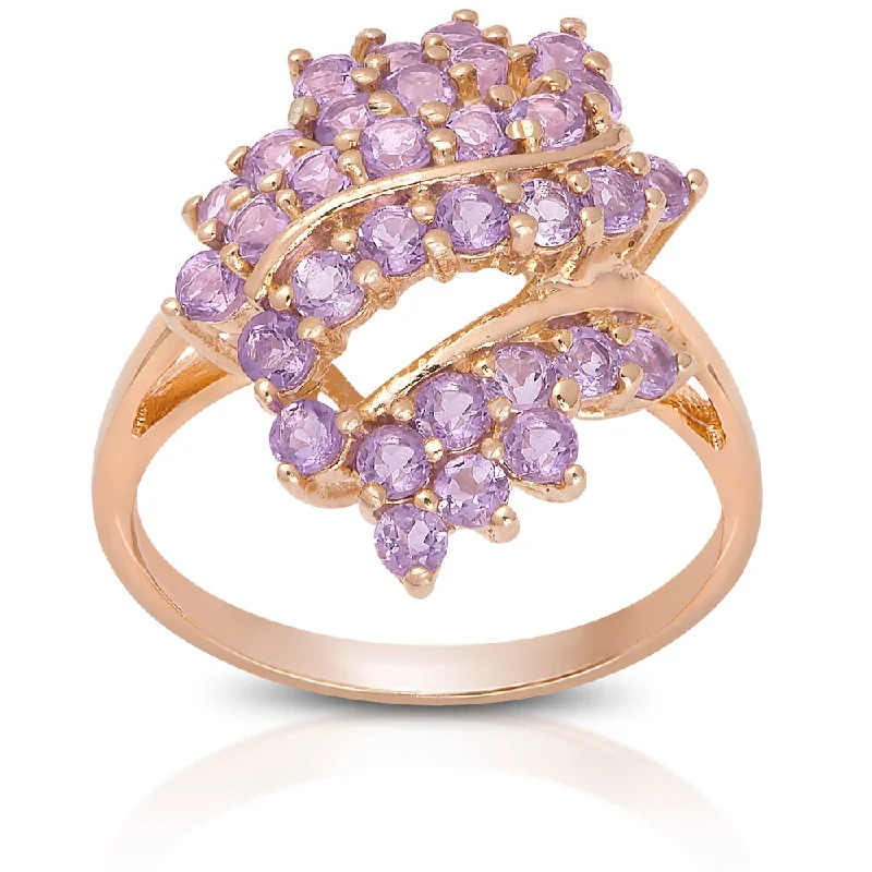 Malachite Gemstone Rings in 14K Gold with a Carved Stone for a Unique and Artistic AppealDolce Giavonna Rose Gold over Sterling Silver Amethyst Cluster Ring Malachite Gemstone Rings in 14K Gold with a Carved Stone for a Unique and Artistic AppealDolce Giavonna Rose Gold over Sterling Silver Amethyst Cluster Ring