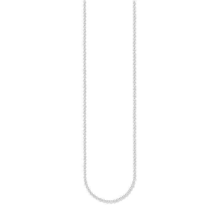cable chain necklaces classicThomas Sabo Glam And Soul Silver Round Belcher Chain Necklace