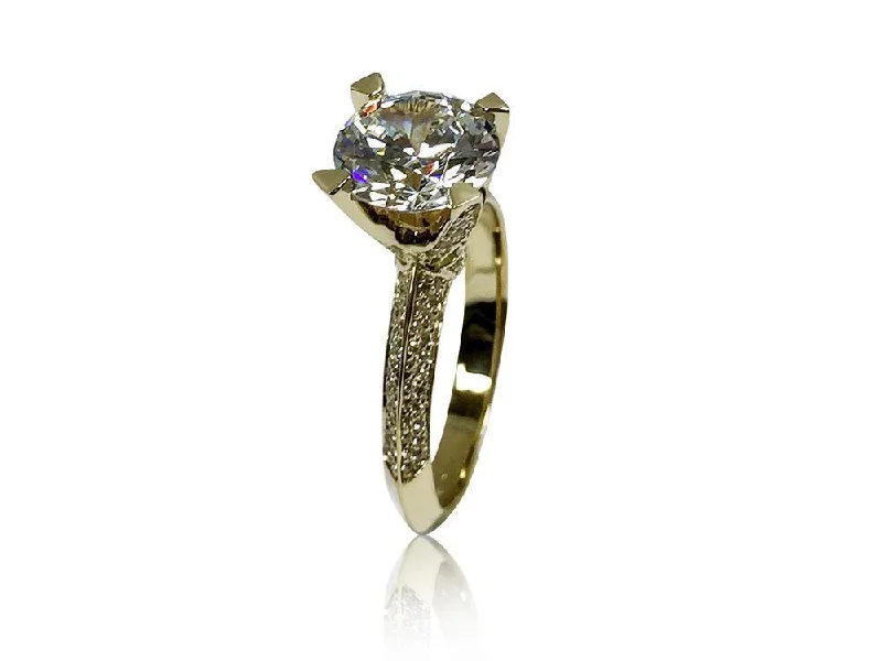 Men's Sapphire Engagement Rings in 18K White Gold with Pave Diamond Accents3 carat Round Cubic Zirconia Tall Engagement Ring Pave Knife Shank 14K Yellow Gold Men's Sapphire Engagement Rings in 18K White Gold with Pave Diamond Accents3 carat Round Cubic Zirconia Tall Engagement Ring Pave Knife Shank 14K Yellow Gold