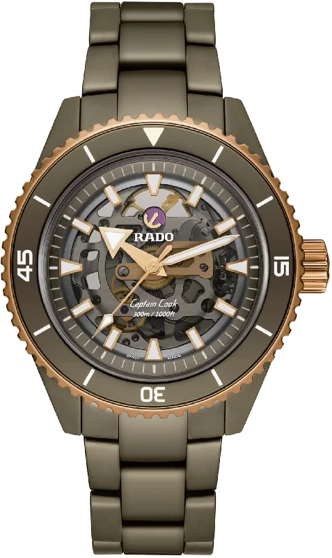 Rado Captain Cook High Tech Ceramic Skeleton