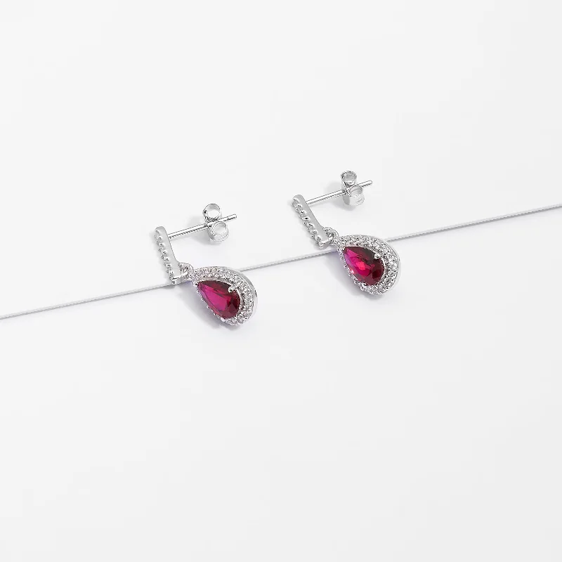 Vintage - Style Filigree Wedding Bands in 14K Gold for a Romantic and Antique - Inspired AestheticSterling Silver Red Pear Zirconia Halo Earrings Vintage - Style Filigree Wedding Bands in 14K Gold for a Romantic and Antique - Inspired AestheticSterling Silver Red Pear Zirconia Halo Earrings