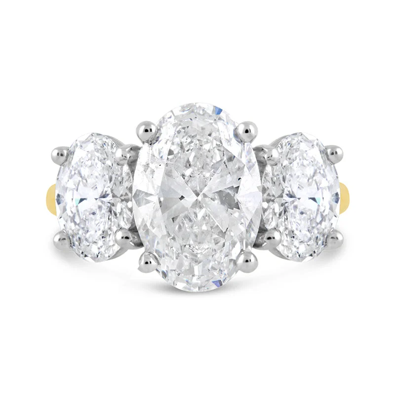Vintage - Style Filigree Wedding Bands in 14K Gold for a Romantic and Antique - Inspired AestheticOval Three Stone Engagement Ring 5.06ct Vintage - Style Filigree Wedding Bands in 14K Gold for a Romantic and Antique - Inspired AestheticOval Three Stone Engagement Ring 5.06ct
