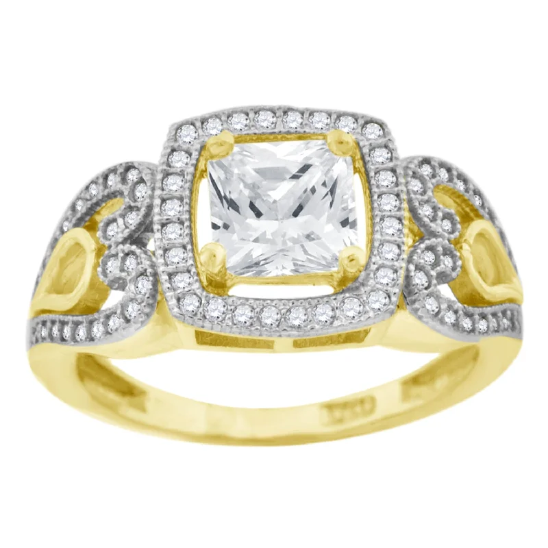 Men's Moonstone Engagement Rings in Silver - Plated Copper with a Celtic Knot PatternKeene Jewelers 10kt Two-tone Gold Womens Round And Princess CZ Square Halo Engagement Ring Men's Moonstone Engagement Rings in Silver - Plated Copper with a Celtic Knot PatternKeene Jewelers 10kt Two-tone Gold Womens Round And Princess CZ Square Halo Engagement Ring