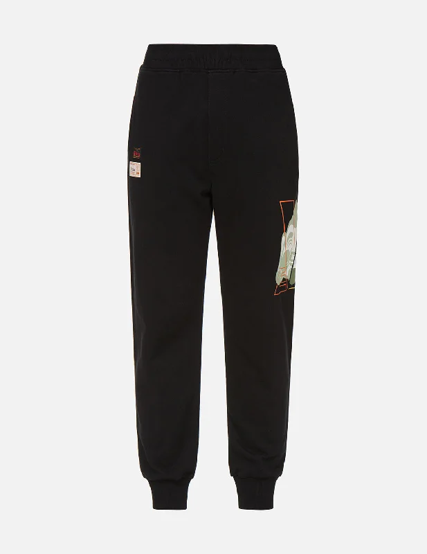 Godhead Daruma Print Sweatpants