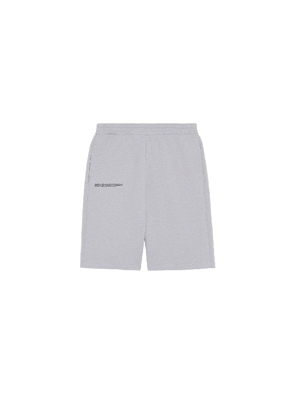 Mens 365 Midweight Long Shorts—grey marl