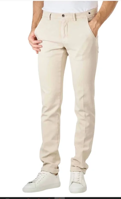 Men's Torino Jersey Pants In Beige