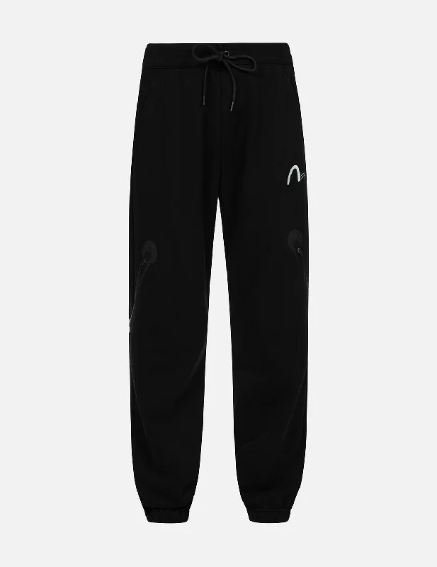 Seagull Print 3D Panelling Regular Fit Sweatpants