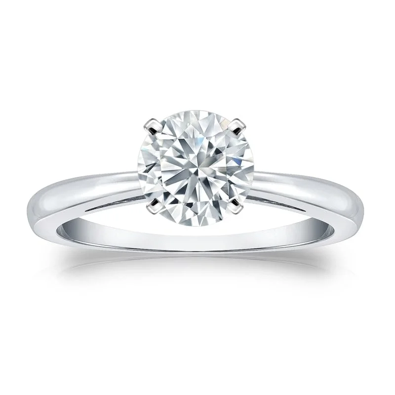Cluster Engagement Rings with Multiple Small Diamonds Arranged in a Stunning DesignAuriya 1 carat TDW Round Solitaire Diamond Engagement Ring 14K Gold GIA Certified Cluster Engagement Rings with Multiple Small Diamonds Arranged in a Stunning DesignAuriya 1 carat TDW Round Solitaire Diamond Engagement Ring 14K Gold GIA Certified