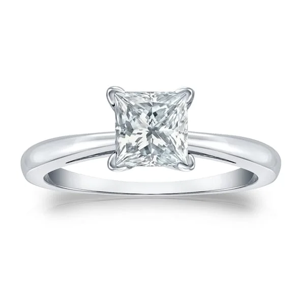 Engagement Rings with Sapphire and Diamond Combinations in a Vintage StyleAuriya 14k Gold GIA Certified 1.25-Carat TW TDW Princess-Cut Solitaire Diamond Engagement Ring Engagement Rings with Sapphire and Diamond Combinations in a Vintage StyleAuriya 14k Gold GIA Certified 1.25-Carat TW TDW Princess-Cut Solitaire Diamond Engagement Ring