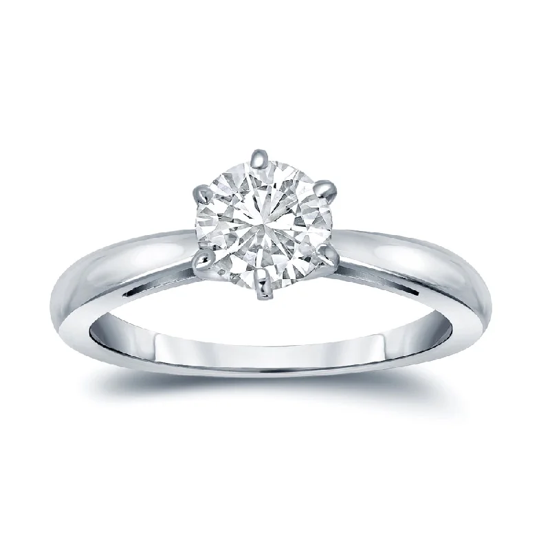 Engagement Rings with Amethyst and Diamond Accents in a Contemporary SettingAuriya 14k Gold GIA Certified 1.75ct TDW 6-Prong Round Solitaire Diamond Engagement Ring Engagement Rings with Amethyst and Diamond Accents in a Contemporary SettingAuriya 14k Gold GIA Certified 1.75ct TDW 6-Prong Round Solitaire Diamond Engagement Ring