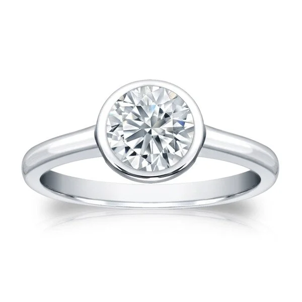Signature - Design Engagement Rings with a Brand - Exclusive Pattern and Premium DiamondsAuriya 14k Gold GIA Certified 2.25ct TDW Solitaire Bezel Set Diamond Engagement Ring Signature - Design Engagement Rings with a Brand - Exclusive Pattern and Premium DiamondsAuriya 14k Gold GIA Certified 2.25ct TDW Solitaire Bezel Set Diamond Engagement Ring