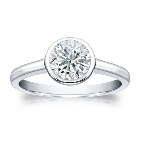 Signature - Design Engagement Rings with a Brand - Exclusive Pattern and Premium DiamondsAuriya 18k Gold GIA Certified 2.00ct TDW Solitaire Bezel Set Diamond Engagement Ring Signature - Design Engagement Rings with a Brand - Exclusive Pattern and Premium DiamondsAuriya 18k Gold GIA Certified 2.00ct TDW Solitaire Bezel Set Diamond Engagement Ring