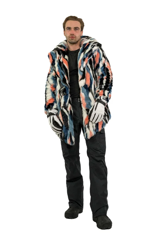 Men's Duke Coat in "Funky Zebra"