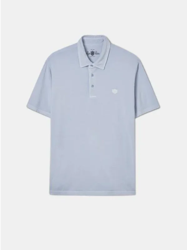 FRITTON SHORT SLEEVED POLO LIGHT BLUE