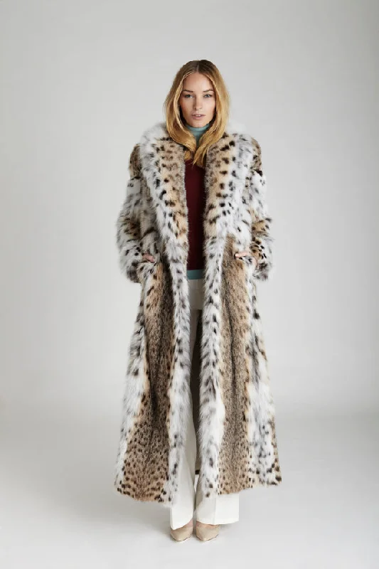 Helene American Lynx Fur Coat