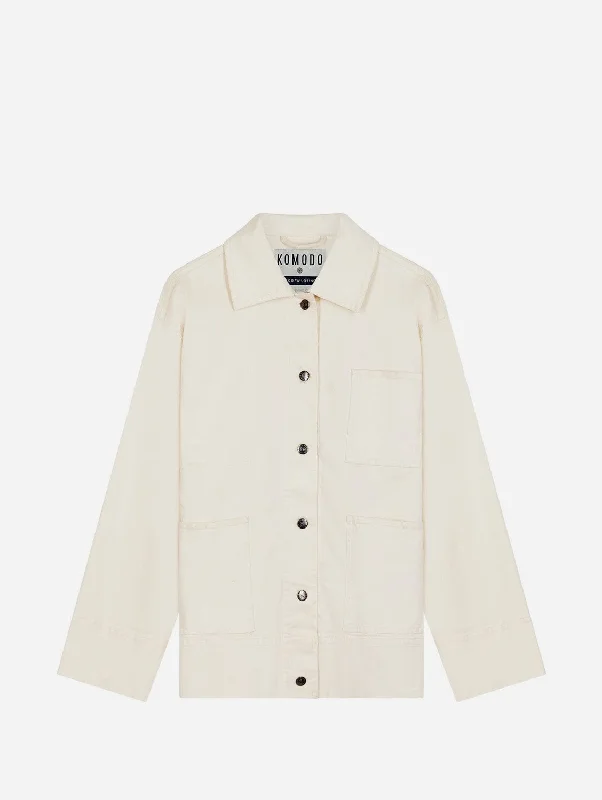 Larry Organic Cotton Jacket | Off White