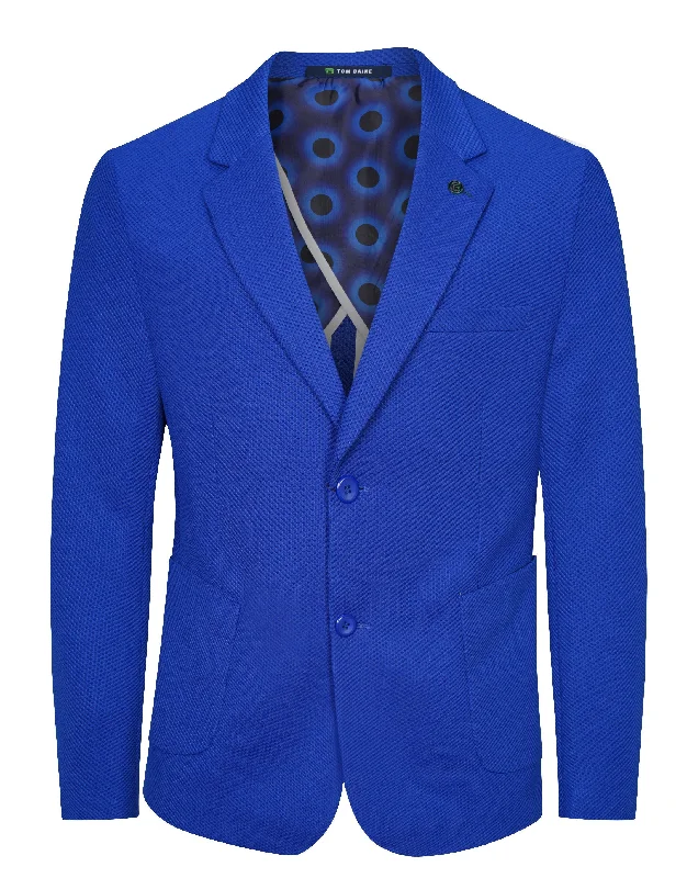 Tom Baine Slim Fit Waffle Performance Stretch Solid Sport Coat