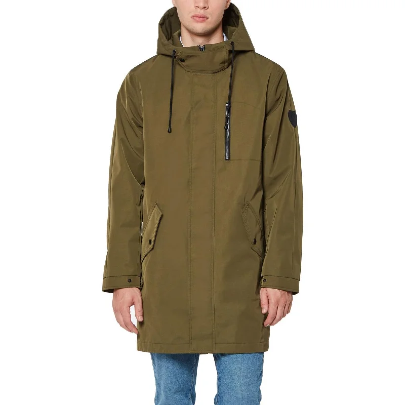 Vince Camuto Mens Hooded Cold Weather Anorak Jacket