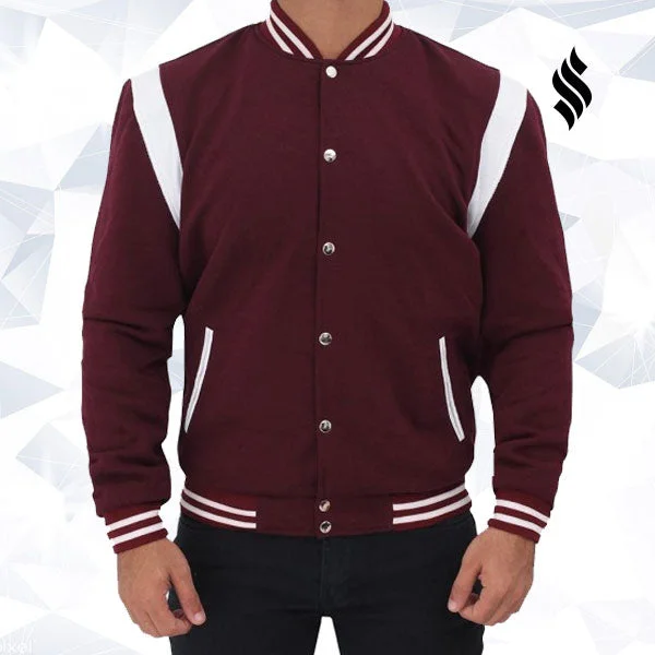 Jesse Maroon Letterman Jacket