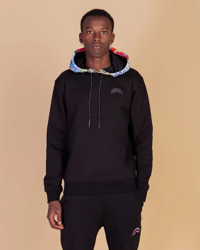 Sprayground Hoodie SUPER CAP HOODIE Black