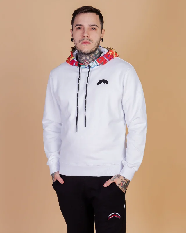 Sprayground Hoodie SUPER CAP HOODIE White