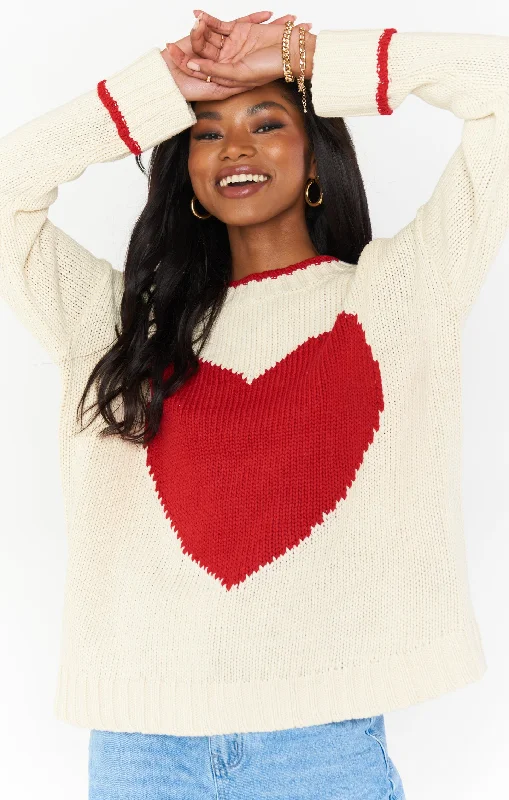 Sweetheart Sweater ~ Heart Knit