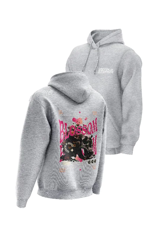 Untold Studios Darkness Blossom Hoodie - Grey