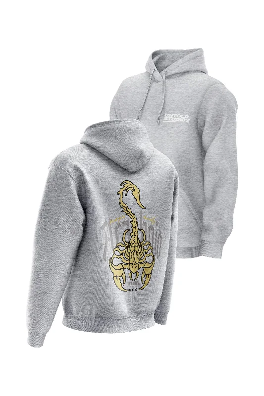 Untold Studios Deadly Scorpio Hoodie - Grey