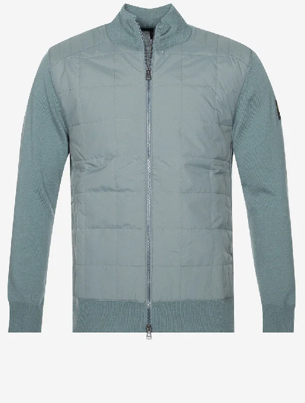 Kelbrook Zip Cardigan Mineral Green