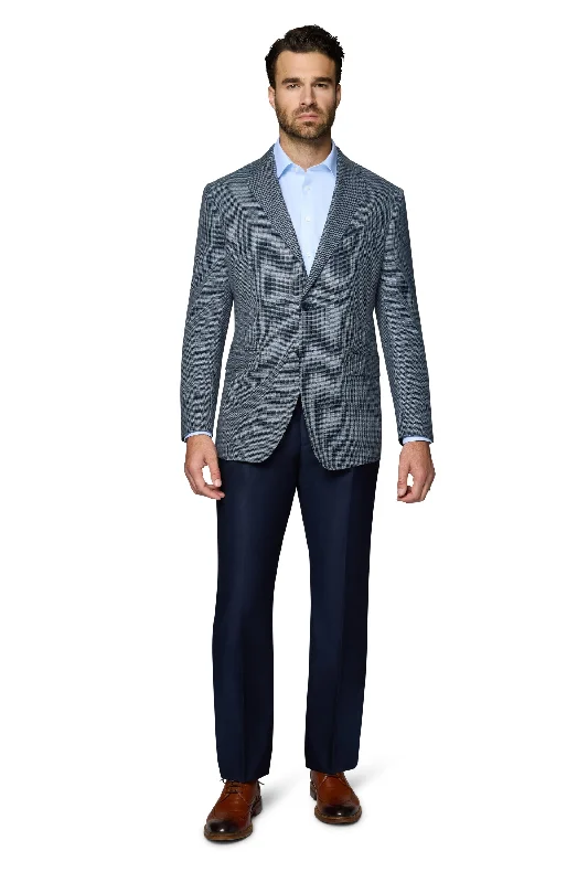 Berragamo Wool Sport Coat Modern Fit - Blue