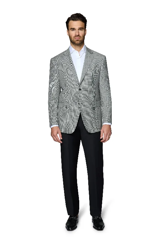 Berragamo Elegant Wool Blazer Modern Fit - Grey