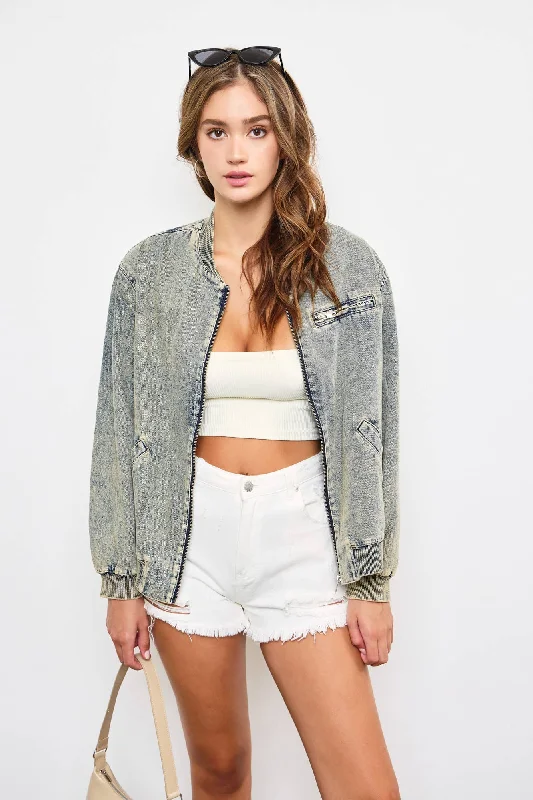 Sand Wash Denim Jacket