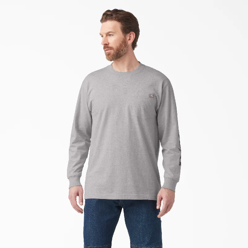 Dickies Men's Wordmark Graphic Long Sleeve T-Shirt