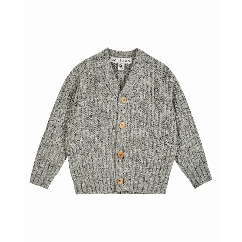 Emile et Ida Cardigan Gris Chine