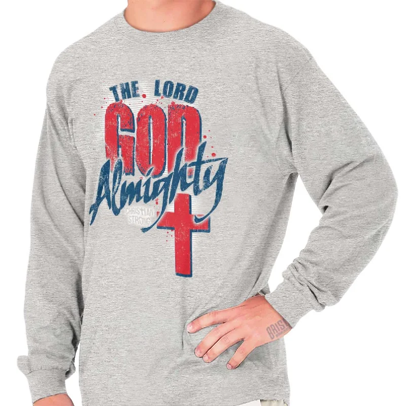 God Almighty Long Sleeve T-Shirt