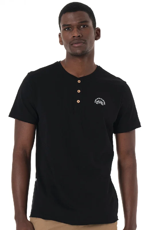 Henley T-Shirt _ 151840 _ Black