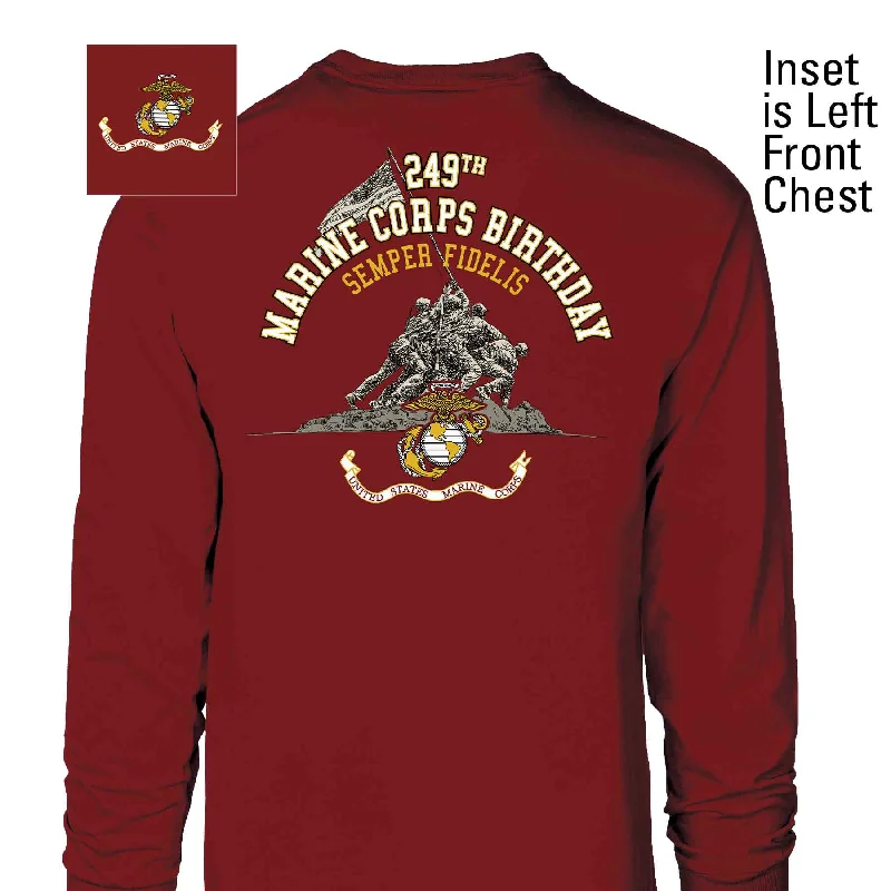 USMC 249th Birthday Long Sleeve - Back