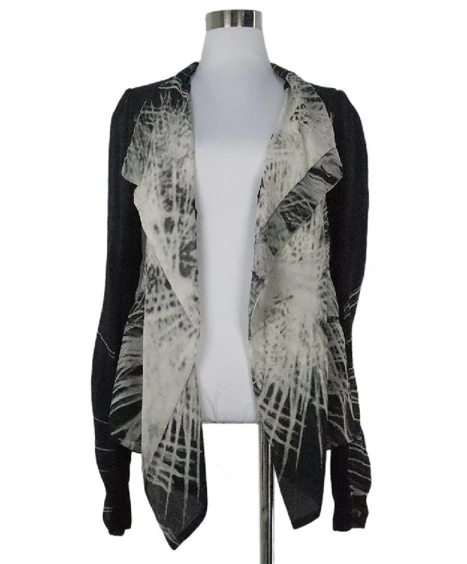 Rick Owens B&W Print Jacket sz 4