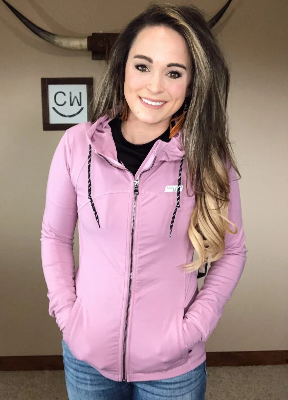 The Laredo Zip Up in Pink