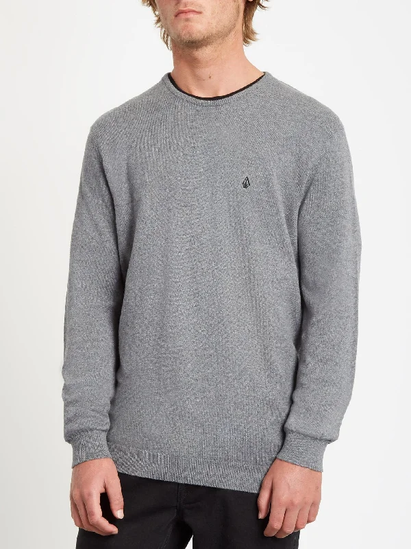 Uperstand Up Pullover - HEATHER GREY