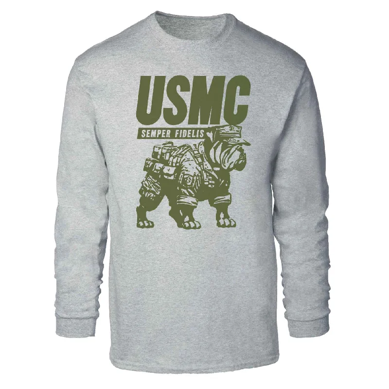 USMC Combat Bulldog Long Sleeve Shirt