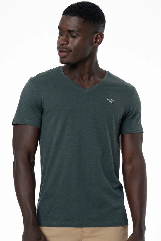 V-Neck T-Shirt _ 141368 _ Fatigue