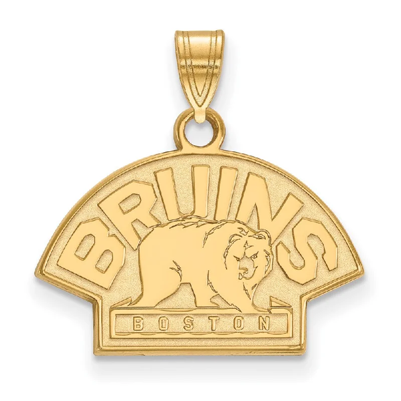Double - Heart Pendant with Interlocking Design for Couples10k Yellow Gold NHL Boston Bruins Small Pendant Double - Heart Pendant with Interlocking Design for Couples10k Yellow Gold NHL Boston Bruins Small Pendant